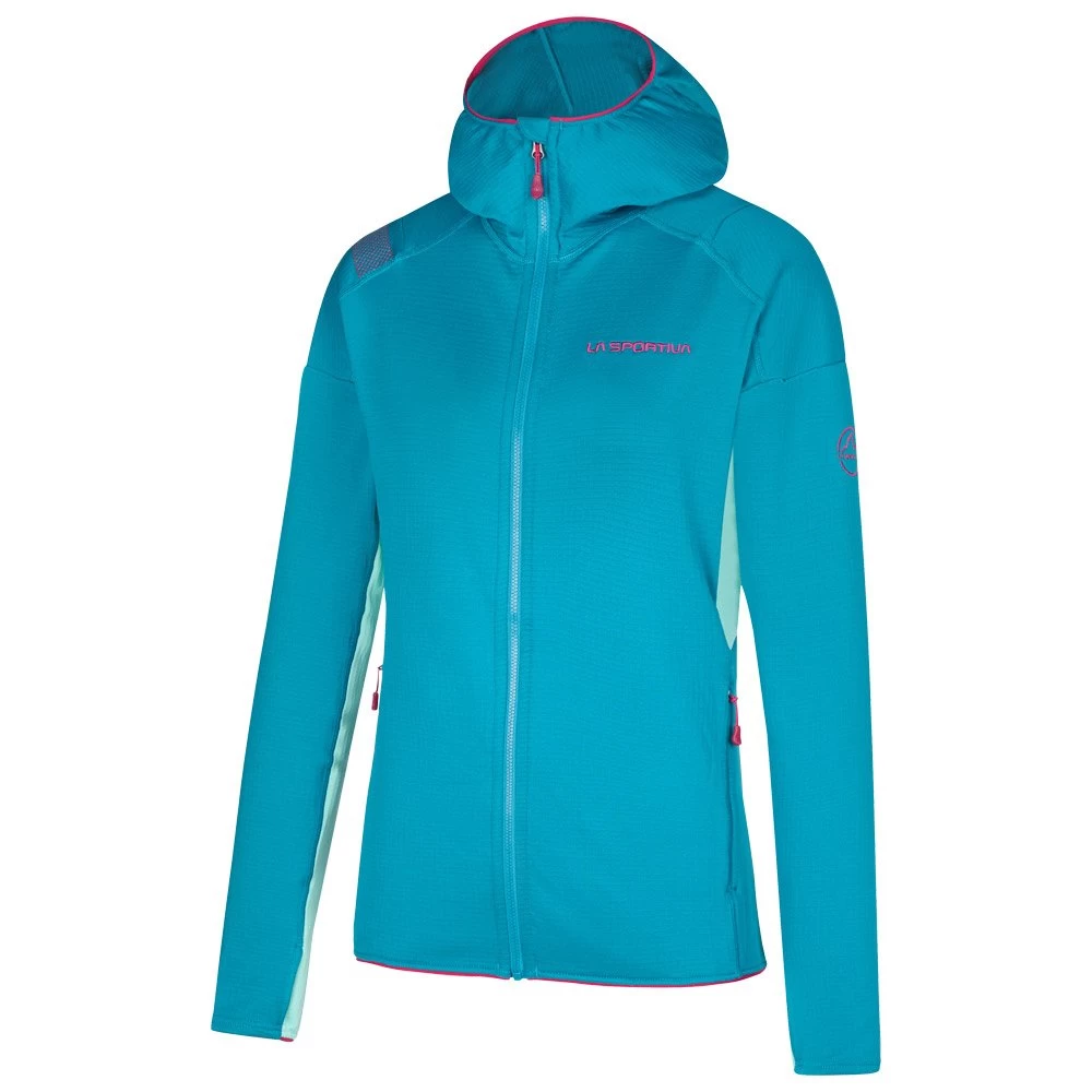 Polaire La Sportiva Upendo Hoody W Crystal - Turquoise 1 Polaire La Sportiva Upendo Hoody W Crystal - Turquoise
