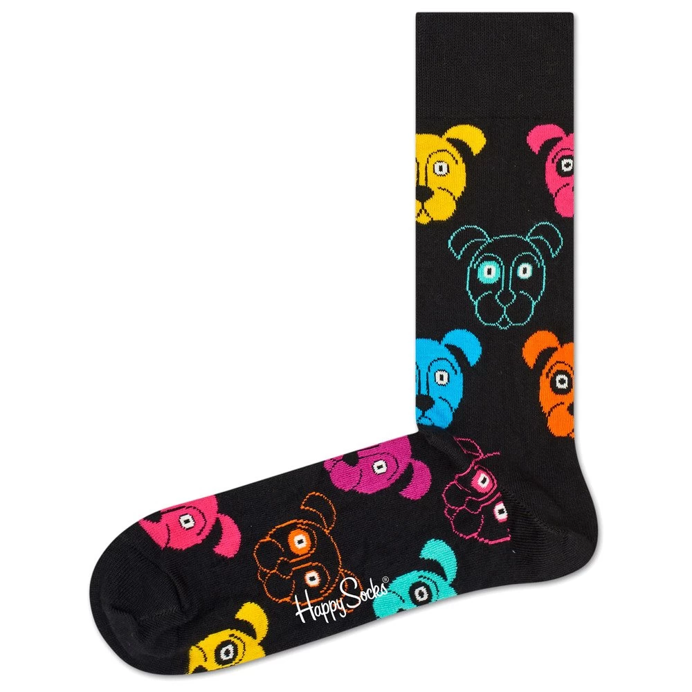Chaussettes Happy Socks Dog Noir 2 Chaussettes Happy Socks Dog Noir – Image 2