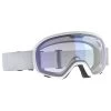 Masque De Ski Scott Unlimited II Otg Mineral White Illuminator Blue Chrome