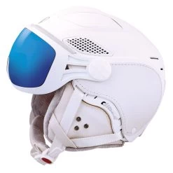 Casque Visière Diezz Louna2 Edition Leather White Activilux Ml Blue Cat 1-3