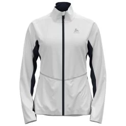 Veste Nordique Odlo Markenes Wmn Jkt White/Dark Sapphire