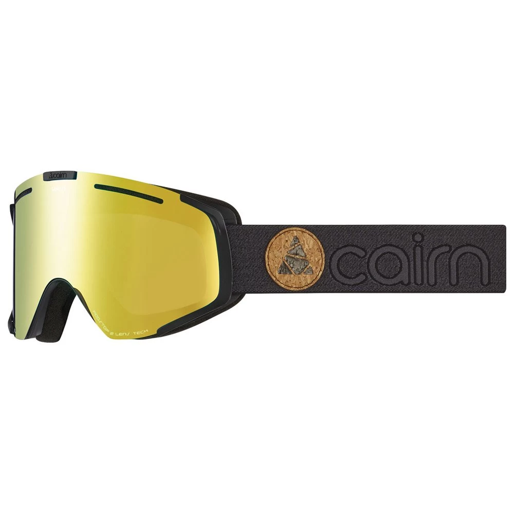 Masque De Ski Cairn Genesis Mat Black Gold Clx 3000 Ium 1 Masque De Ski Cairn Genesis Mat Black Gold Clx 3000 Ium
