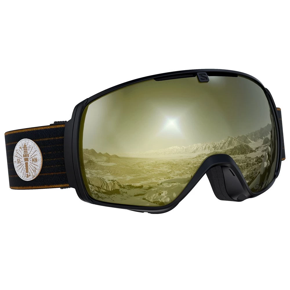 Masque De Ski Salomon XT One Sigma Café Racer Sigma Black Gold 1 Masque De Ski Salomon XT One Sigma Café Racer Sigma Black Gold