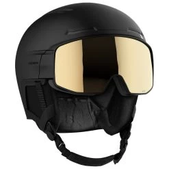 Casque Visière Salomon Driver Pro Sigma Mips Black Black Gold