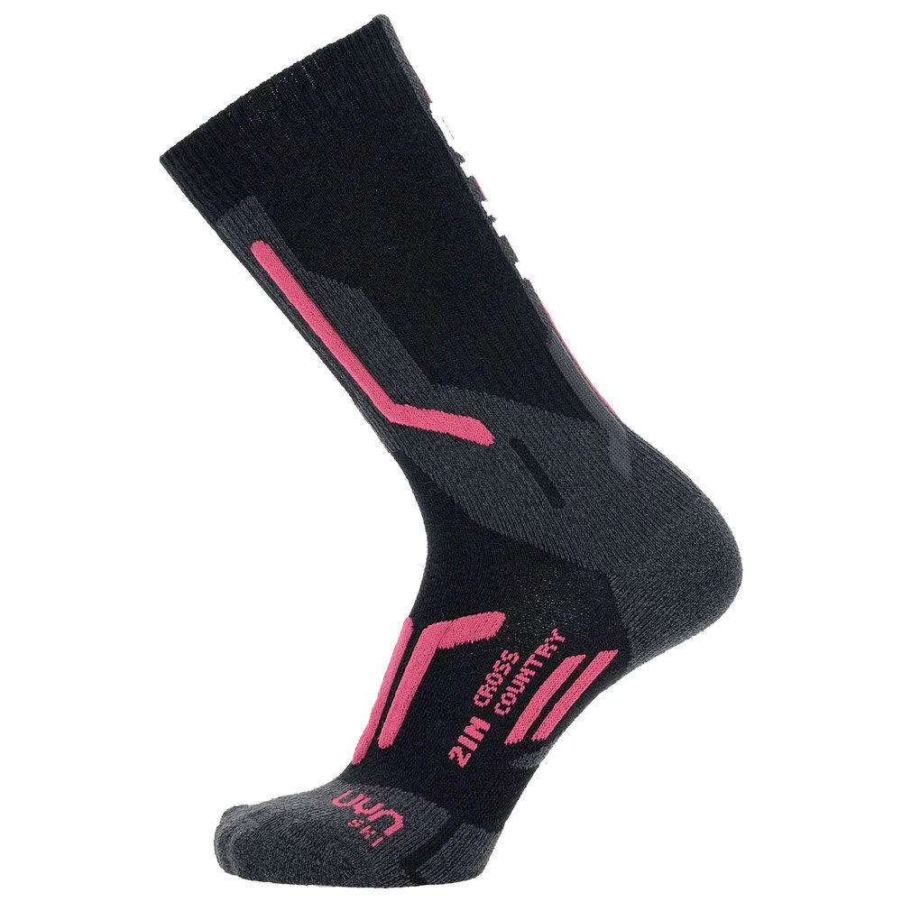 Chaussettes Nordique Uyn W Ski Cross Country 2In Socks Black Pink 1 Chaussettes Nordique Uyn W Ski Cross Country 2In Socks Black Pink