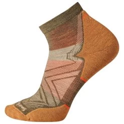 Chaussettes Smartwool M's Run Targeted Cushion Ankle Military Olive