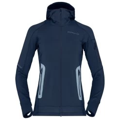 Polaire Norrona Falketind Power Grid Hood W's Indigo Night