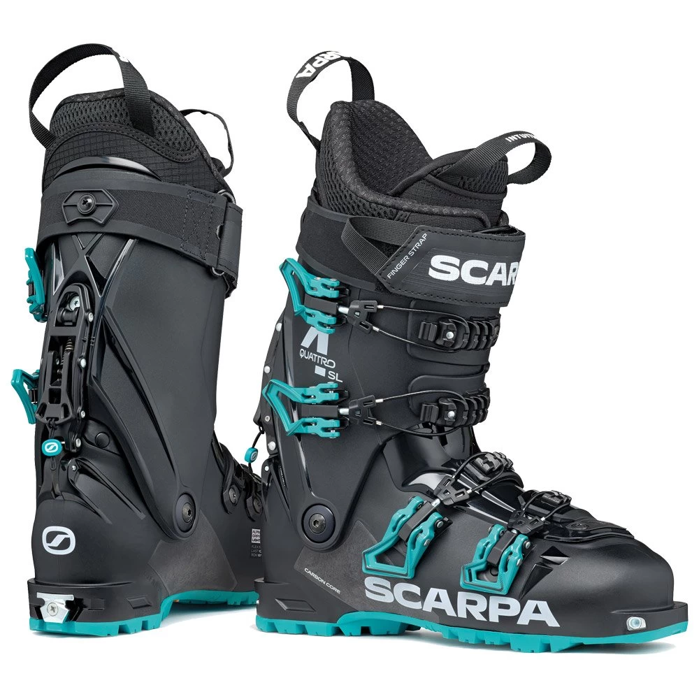 Chaussures De Ski Randonnée Scarpa 4-Quattro Sl Wmn Black Lagoon 7 Chaussures De Ski Randonnée Scarpa 4-Quattro Sl Wmn Black Lagoon – Image 7