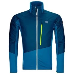 Polaire Ortovox Westalpen Swisswool Hybr JKT M Petrol Blue