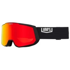 100% Masque De Ski 100 % Snowcraft XL Essential Black Hiper Vermillon Red ML Mirror + Hiper Pink Turquoise ML Mirror