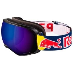Masque De Ski Red Bull Spect Alley Oop Matte Black Blue Grey With Blue Mirror Snow