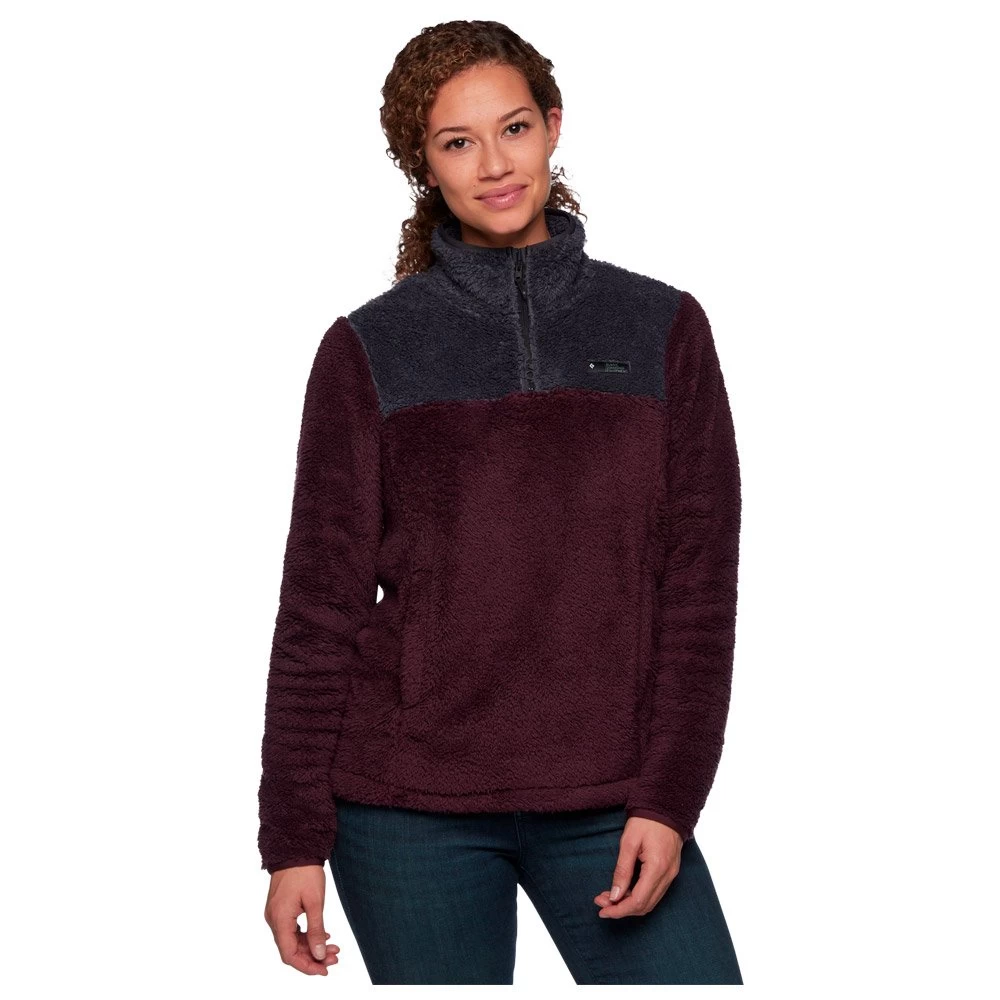 Polaire Black Diamond W Roadie 1/4 Zip Fleece Bordeaux Carbon 3 Polaire Black Diamond W Roadie 1/4 Zip Fleece Bordeaux Carbon – Image 3