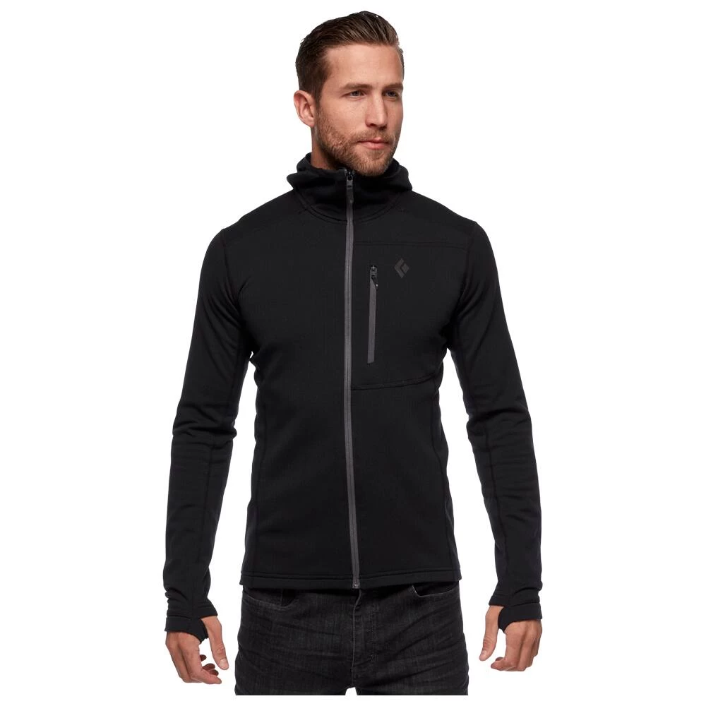 Polaire Black Diamond M Coefficient Fleece Hoody Black 4 Polaire Black Diamond M Coefficient Fleece Hoody Black – Image 4