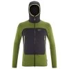 Polaire Millet Fusion Grid Hoodie Fern Noir