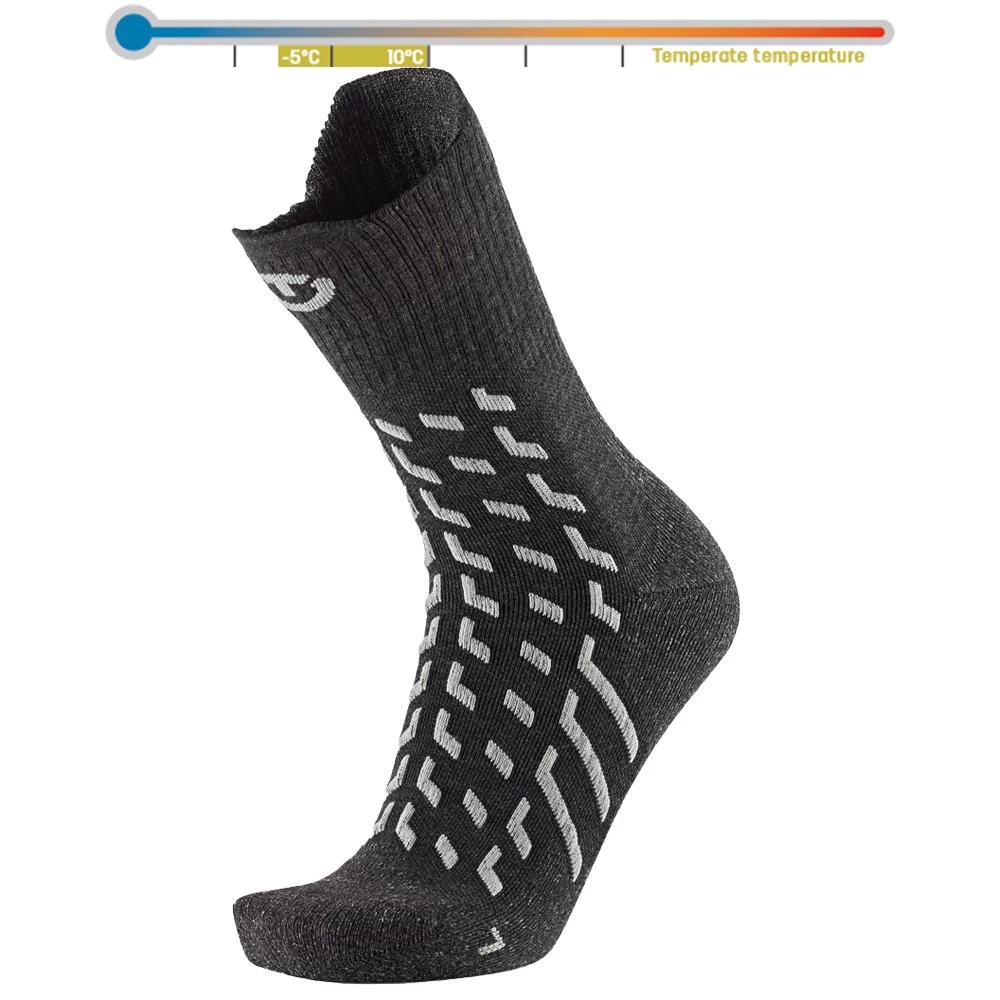 Chaussettes Therm-Ic Trekking Temperate Cushion Crew Gris Foncé 1 Chaussettes Therm-Ic Trekking Temperate Cushion Crew Gris Foncé