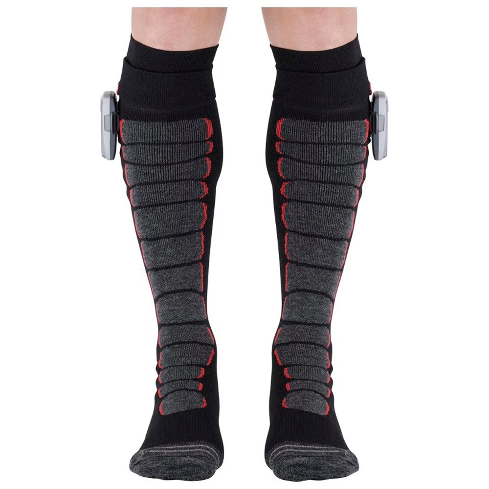 Chaussettes Monnet Heatprotech Socks Noir Rouge 6 Chaussettes Monnet Heatprotech Socks Noir Rouge – Image 6