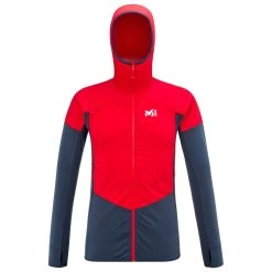 Polaire Millet Rutor Alpha Hoodie Saphir Rouge