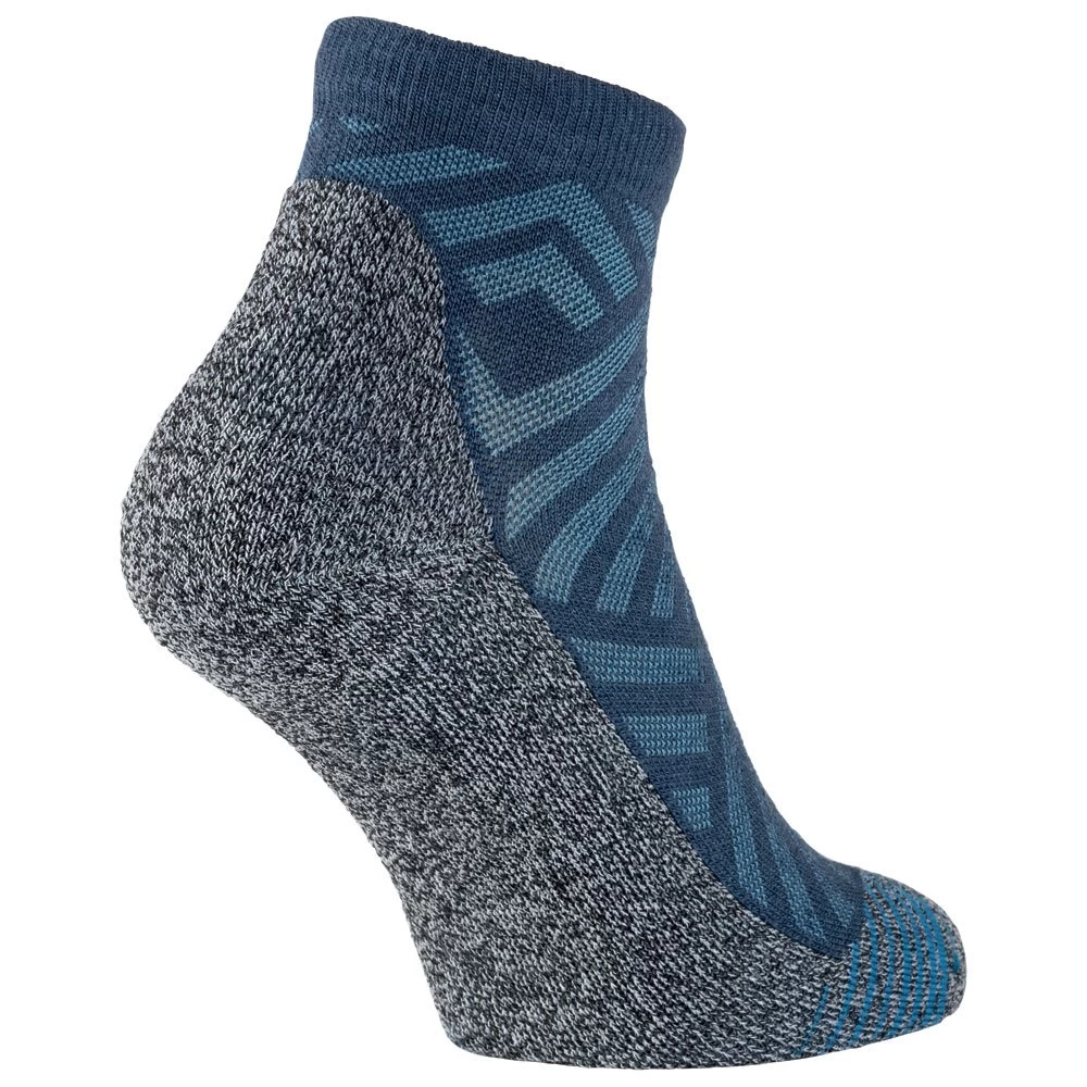 Chaussettes Nordique Odlo Active Warm Hike Quarter Deep Dive/Stunning Blue 2 Chaussettes Nordique Odlo Active Warm Hike Quarter Deep Dive/Stunning Blue – Image 2