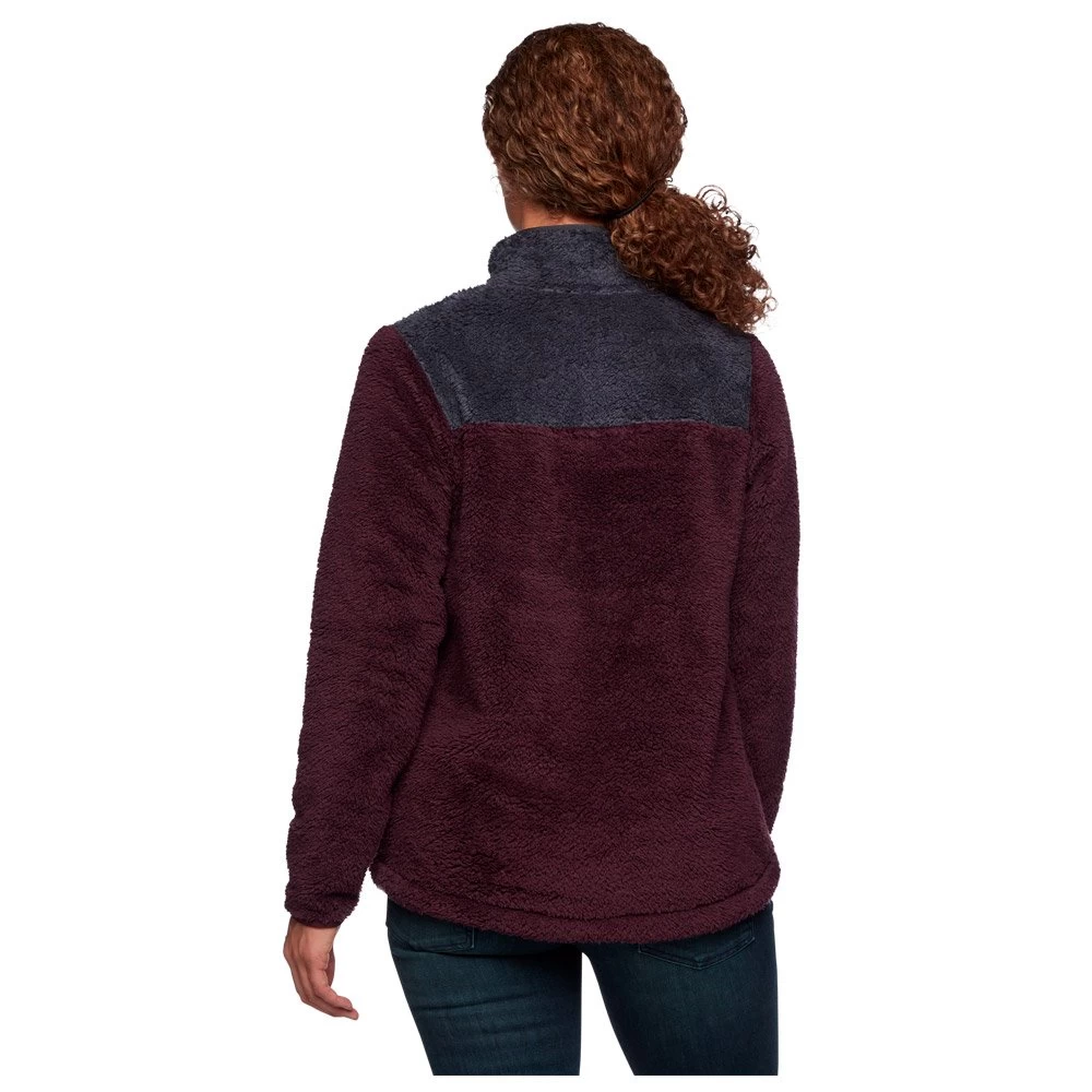 Polaire Black Diamond W Roadie 1/4 Zip Fleece Bordeaux Carbon 2 Polaire Black Diamond W Roadie 1/4 Zip Fleece Bordeaux Carbon – Image 2