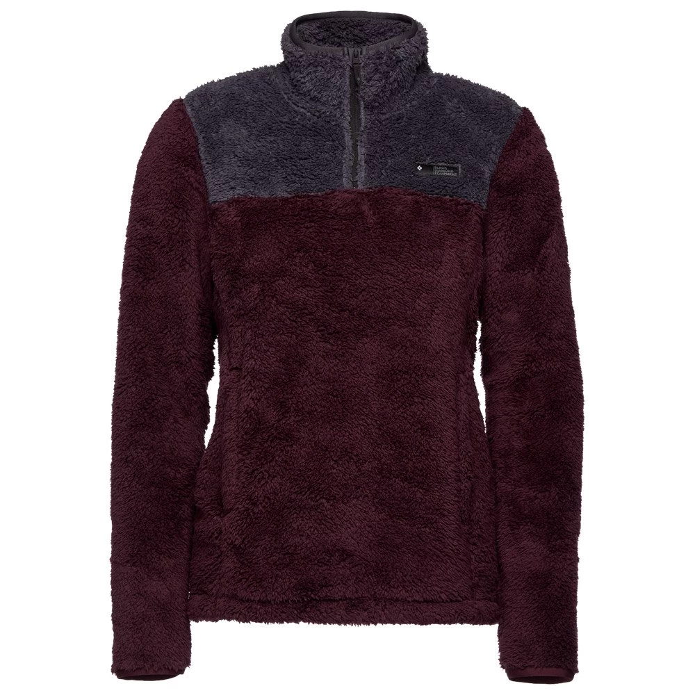 Polaire Black Diamond W Roadie 1/4 Zip Fleece Bordeaux Carbon 1 Polaire Black Diamond W Roadie 1/4 Zip Fleece Bordeaux Carbon