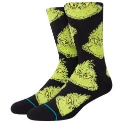 Chaussettes Stance Crew Sock Mean One Black