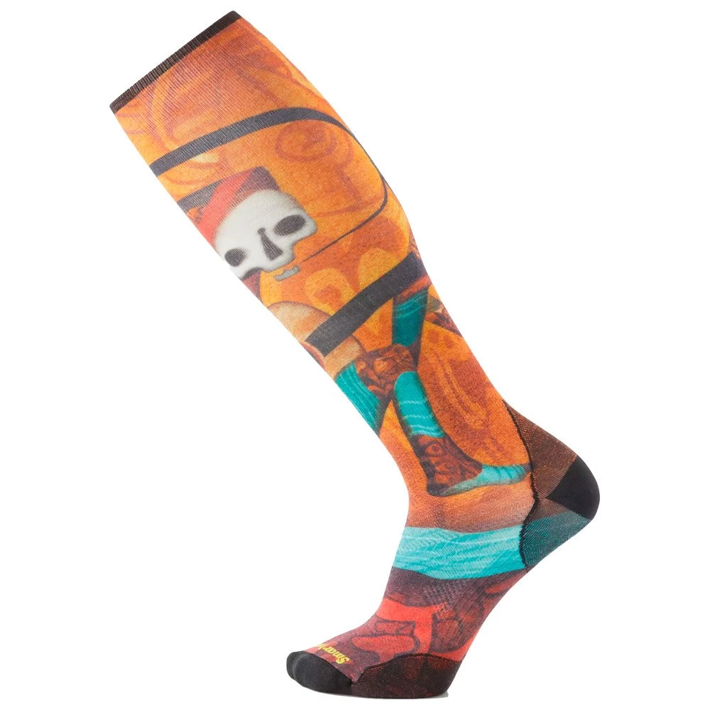 Chaussettes Smartwool M's Snow Zero Cushion Memory Quilt Otc Orange 1 Chaussettes Smartwool M's Snow Zero Cushion Memory Quilt Otc Orange