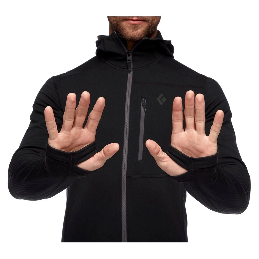 Polaire Black Diamond M Coefficient Fleece Hoody Black 6 Polaire Black Diamond M Coefficient Fleece Hoody Black – Image 6