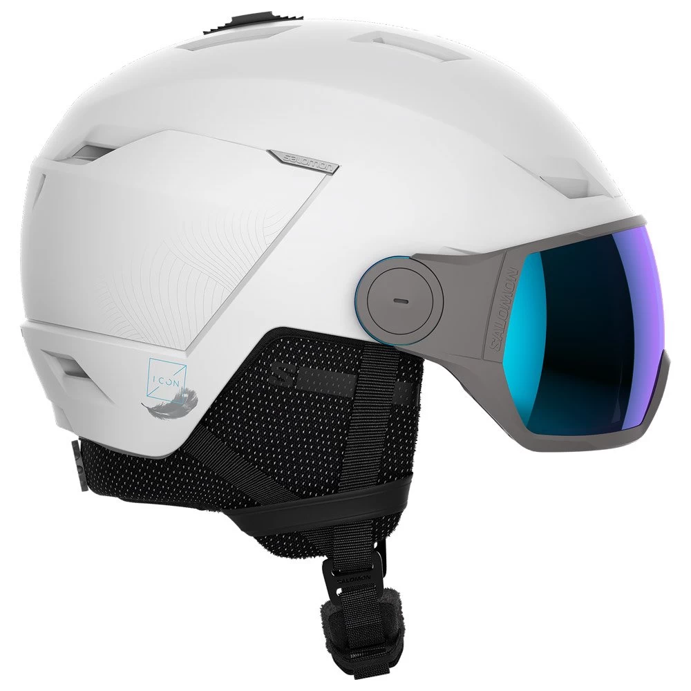 Casque Visière Salomon Icon Lt Visor White Multilayer Mid Blue 1 Casque Visière Salomon Icon Lt Visor White Multilayer Mid Blue