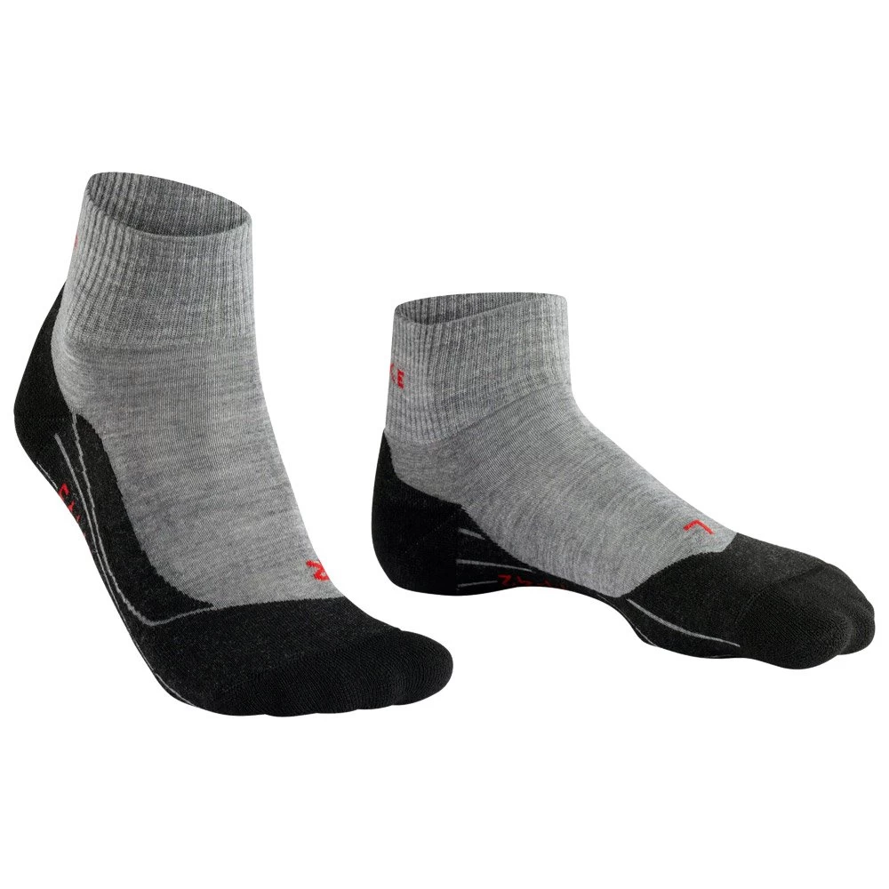 Chaussettes Falke Tk5 Short Light Grey Wmn 2 Chaussettes Falke Tk5 Short Light Grey Wmn – Image 2
