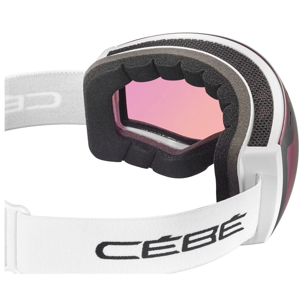 Cébé Masque De Ski Cebe Cloud White Matte Rose Flash Pink 2 Cébé Masque De Ski Cebe Cloud White Matte Rose Flash Pink – Image 2