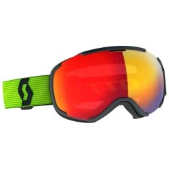Masque De Ski Scott Faze II Team Blue Ultralime Yellow Enhancer Red Chrome