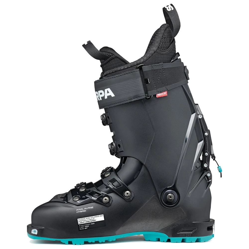 Chaussures De Ski Randonnée Scarpa 4-Quattro Sl Wmn Black Lagoon 2 Chaussures De Ski Randonnée Scarpa 4-Quattro Sl Wmn Black Lagoon – Image 2