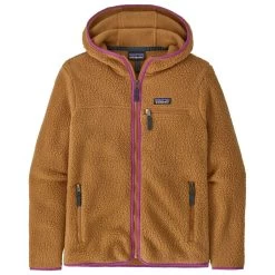 Polaire Patagonia Women's Retro Pile Hoody Nest Brown Amaranth Pink