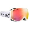 Masque De Ski Julbo Fusion Blanc Reactiv Performance Flash Rouge