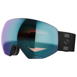 Masque De Ski Salomon Radium Prime Black Sigma Photo Sky Blue + Sigma Ice Blue