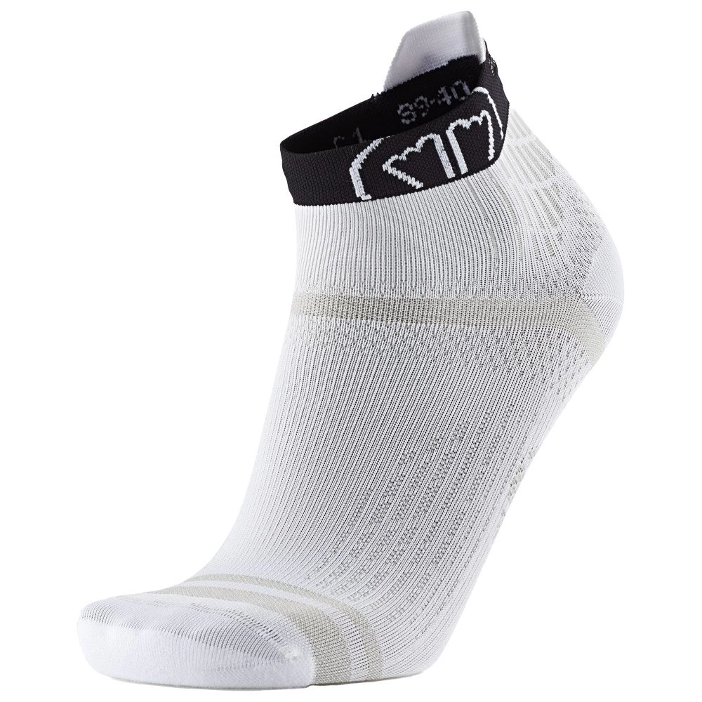 Chaussettes Sidas Run Feel Blanc Noir 1 Chaussettes Sidas Run Feel Blanc Noir