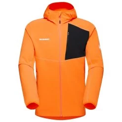 Polaire Mammut Madris Light Ml Hooded Jkt M Dark Tangerine