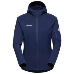 Polaire Mammut Madris Light ML Hooded Jkt W Marine