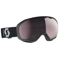 Masque De Ski Scott Fix Black White Enhancer Silver Chrome