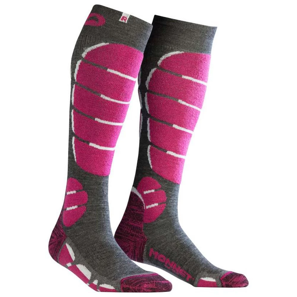 Chaussettes Monnet Ski Light Rose 1 Chaussettes Monnet Ski Light Rose