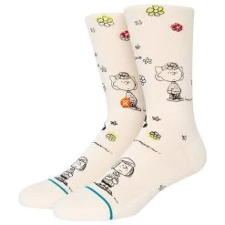Chaussettes Stance Crew Sock Girl Power Offwhite