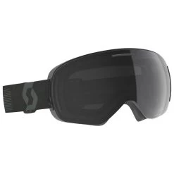 Masque De Ski Scott Lcg Evo Mineral Black Solar Black Chrome + Illuminator Blue Chrome